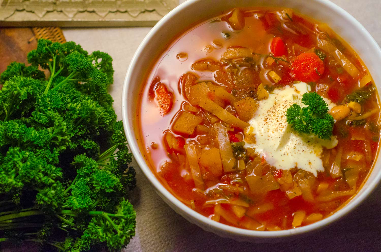 Authentic Vegetarian Borscht (Борщ) Recipe