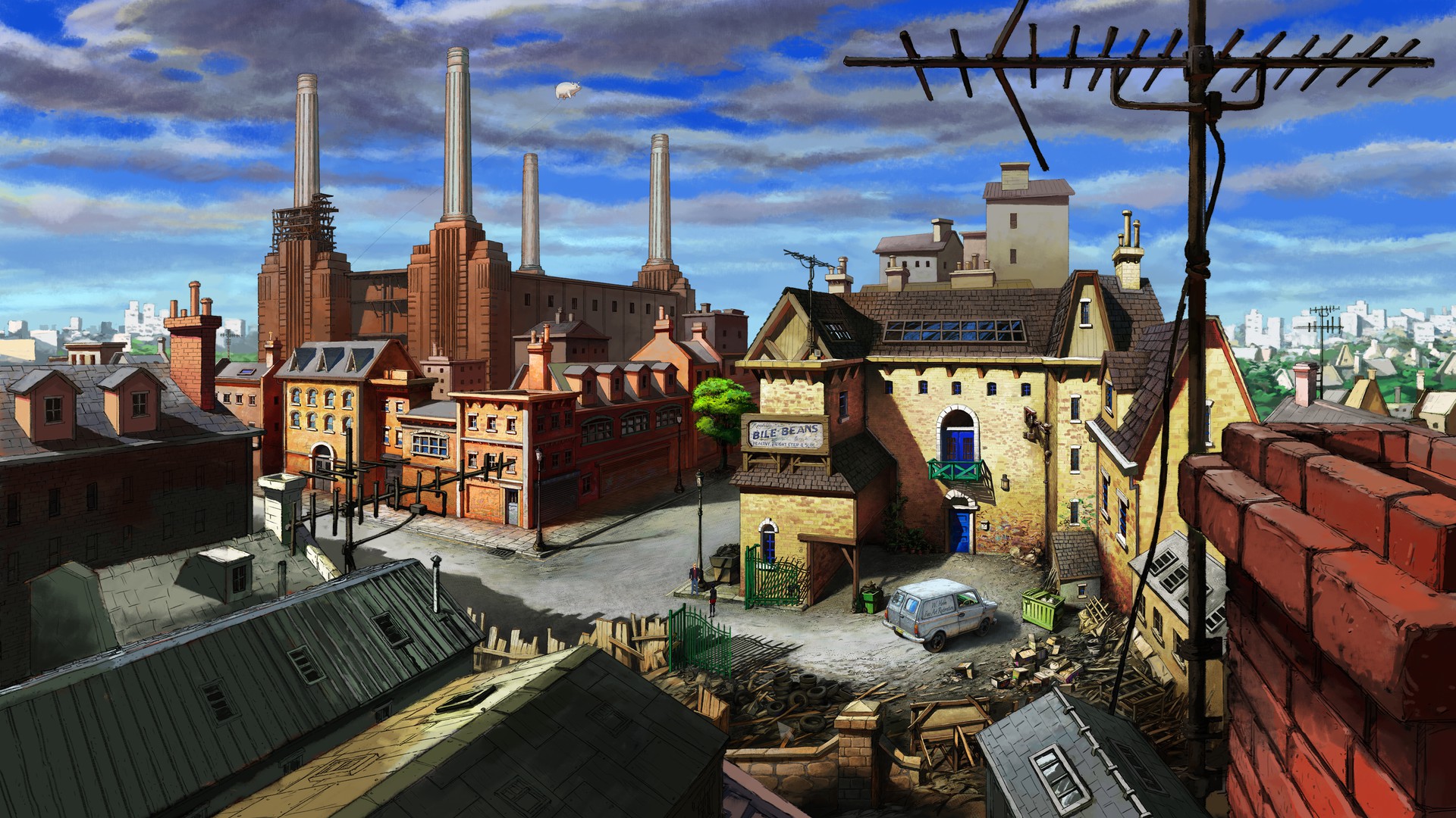 Broken Sword 5 Battersea Power Station - Games Depicting London