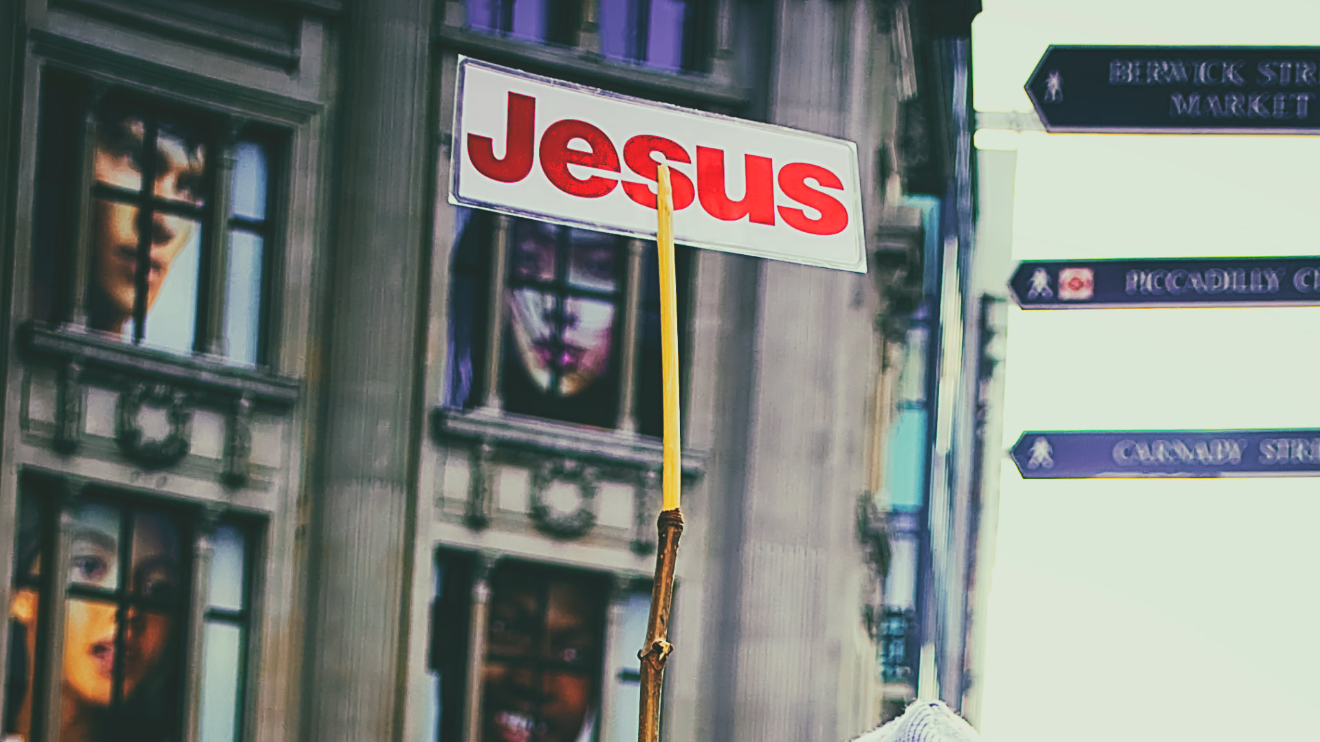 Jesus On A Stick | London