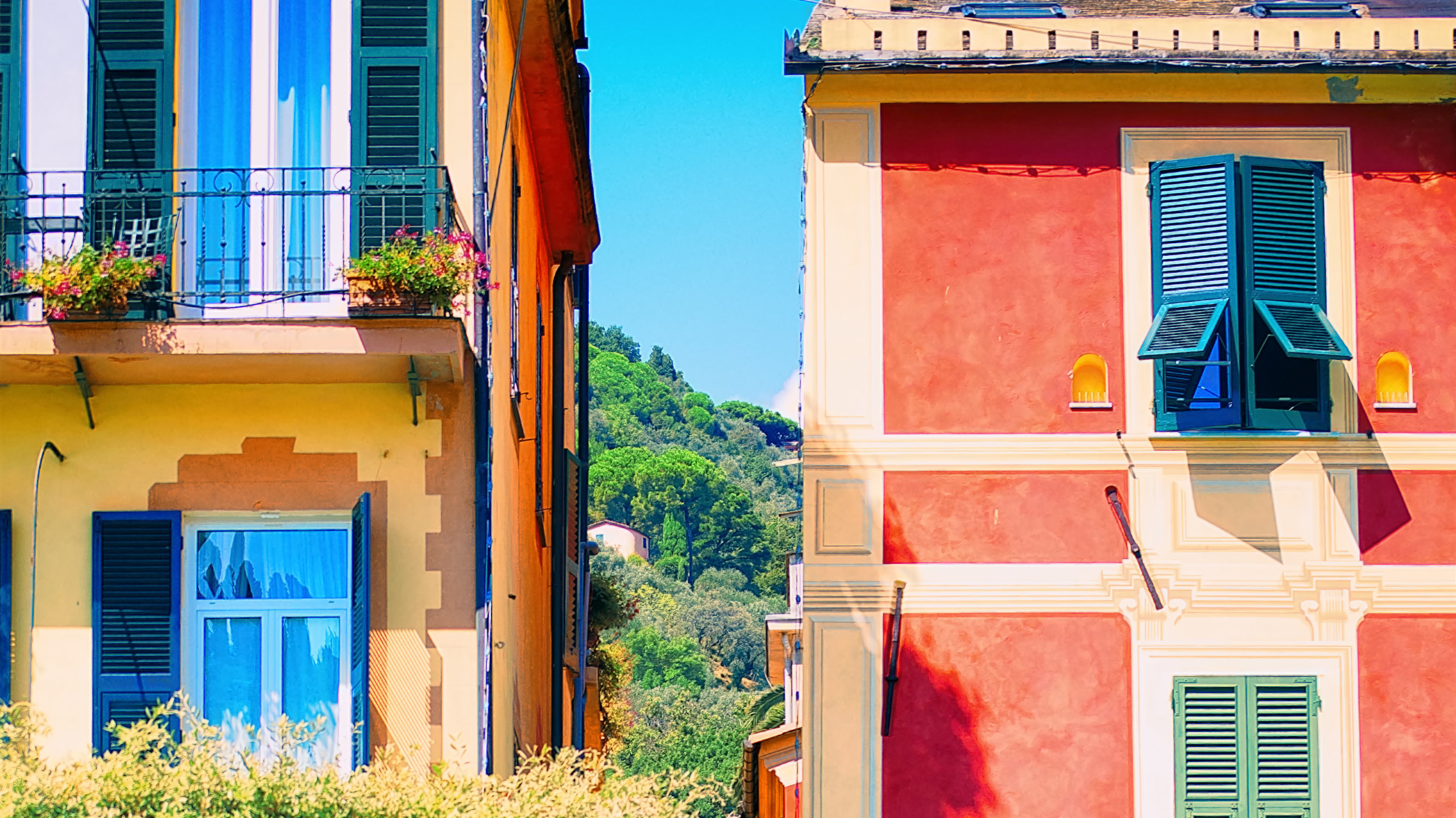 Colourful Houses in Portofino